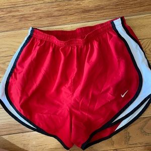 Red Nike Running Shorts